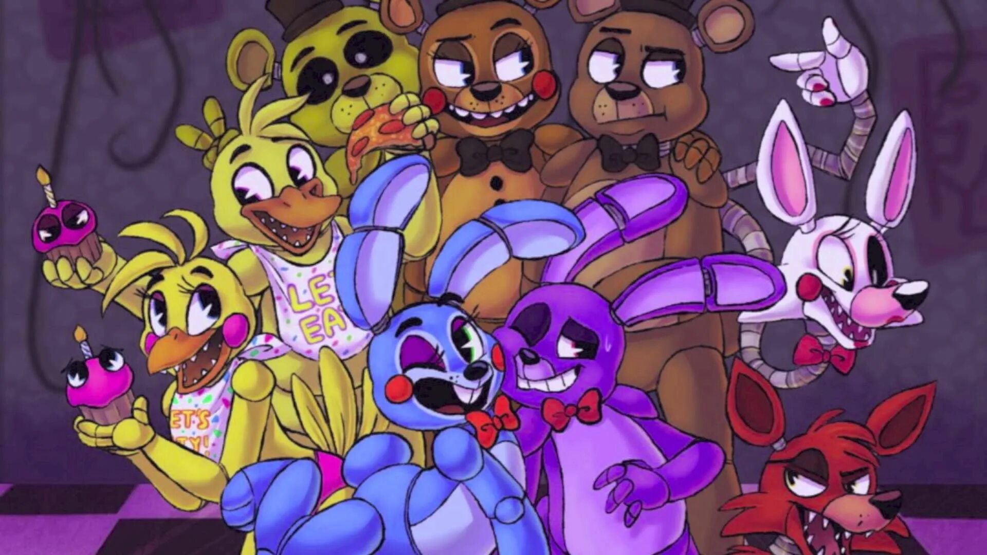 Фнаф fnaf. Фредди Бонни чика Фокси. Фредди Бонни чика. Фредди 2 чика и Бонни. Бонни Фредди чика Фокси 2.