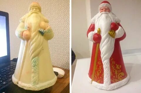 Как реставрировать деда мороза