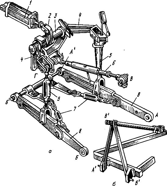 Раскосы механизма навески трактора МТЗ-80/82. Механизм навески трактора МТЗ 80. Механизм навески трактора МТЗ 82 задняя. Система навески МТЗ 82. Рычаг задней навески
