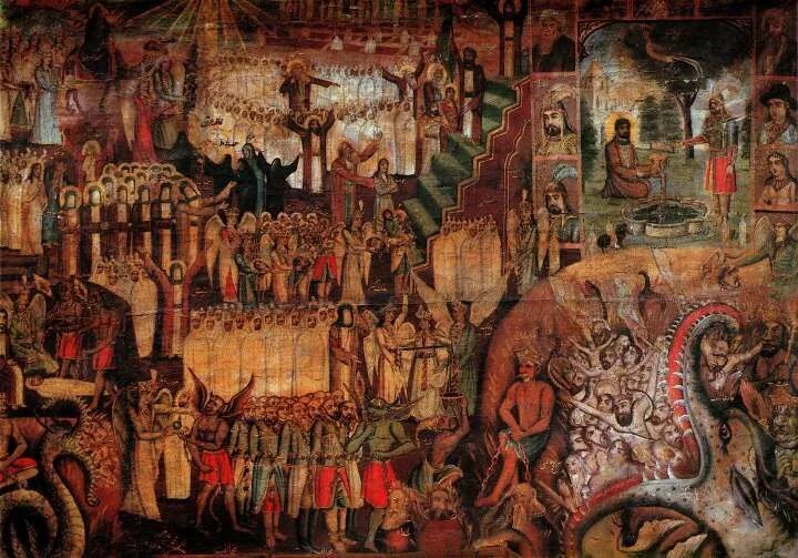 Страшный суд миниатюра. Потусторонний мир в исламском мире. Загробная жизнь в исламе. Мусульманский рай и ад. Потусторонний мир в исламском мире.