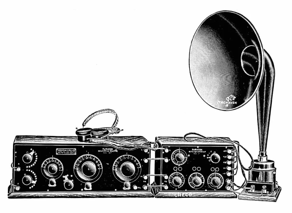 Радио без регистрации. Радиоприемник. Радиостанция 1920. Первая радиопередача. Фон радиостанции.