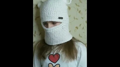 Схема вязания балаклавы с ушками