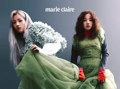 G)I-DLE Soyeon & Yuqi for Marie Claire Korea Magazine January 2021 Issue kpopping