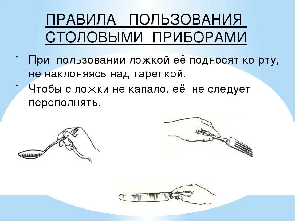 Как правильно передавать нож. Как правильно держать ложку. Как правильно пользоваться ложкой вилкой ножом. Правила пользования столовыми пр борами. Правила пользования вилкой.