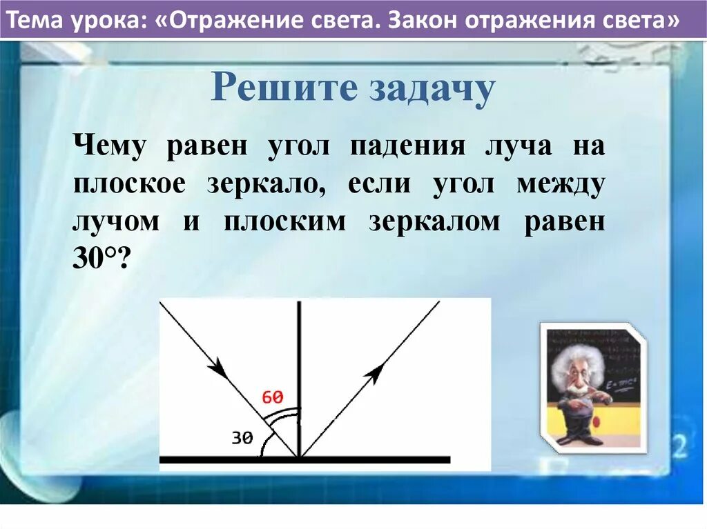 Угол пал. Угол отражения на плоском зеркале. Угол падения луча. Чему равен угол отражения луча. Угол падения луча на плоское зеркало.