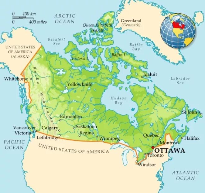 Mapping canada
