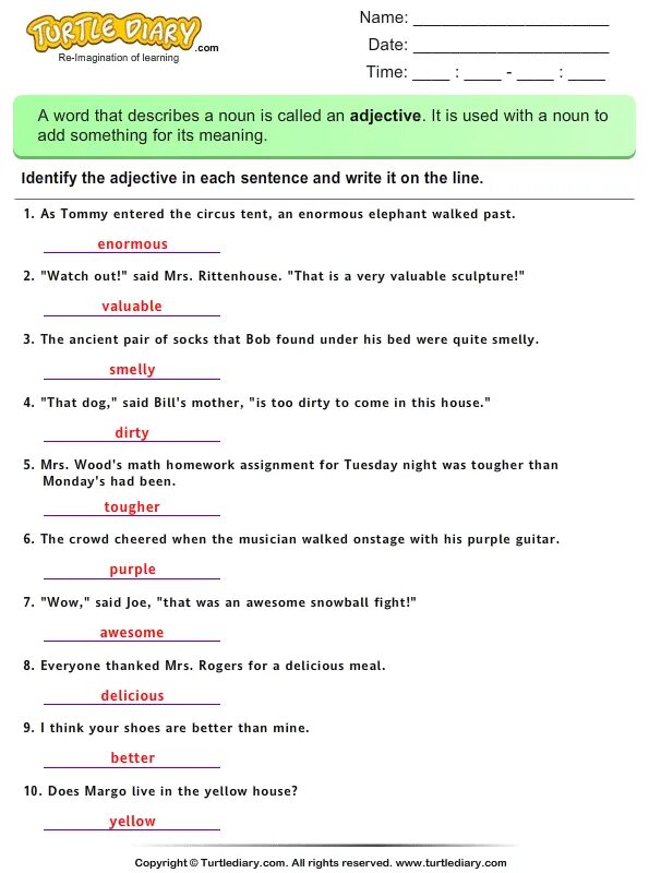 Write adjective. Describe the taste add the adjectives to the sentences Lemons are. Identify the adjectives Worksheet. Adjectives in sentences. Make comparative sentences