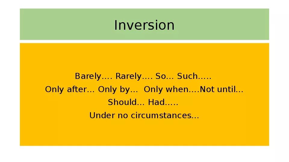 Several such. Инверсия в английском. Инверсия в английском правило. Инверсия в английском примеры. Inversion в английском языке.
