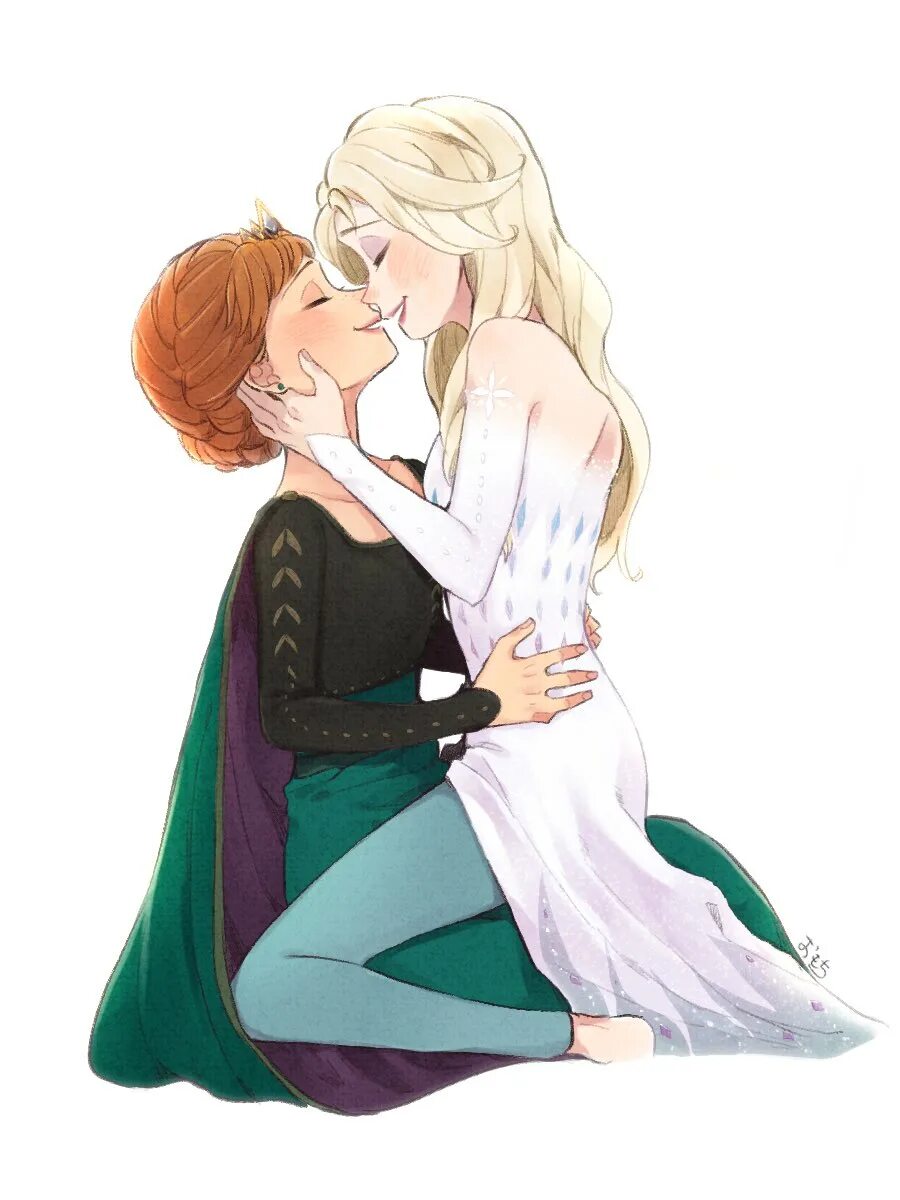 Elsa and Anna Yuri. Elsa x Anna Yuri.