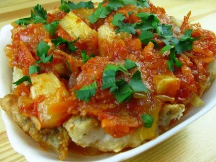 Рыба в соусе рецепт с овощами