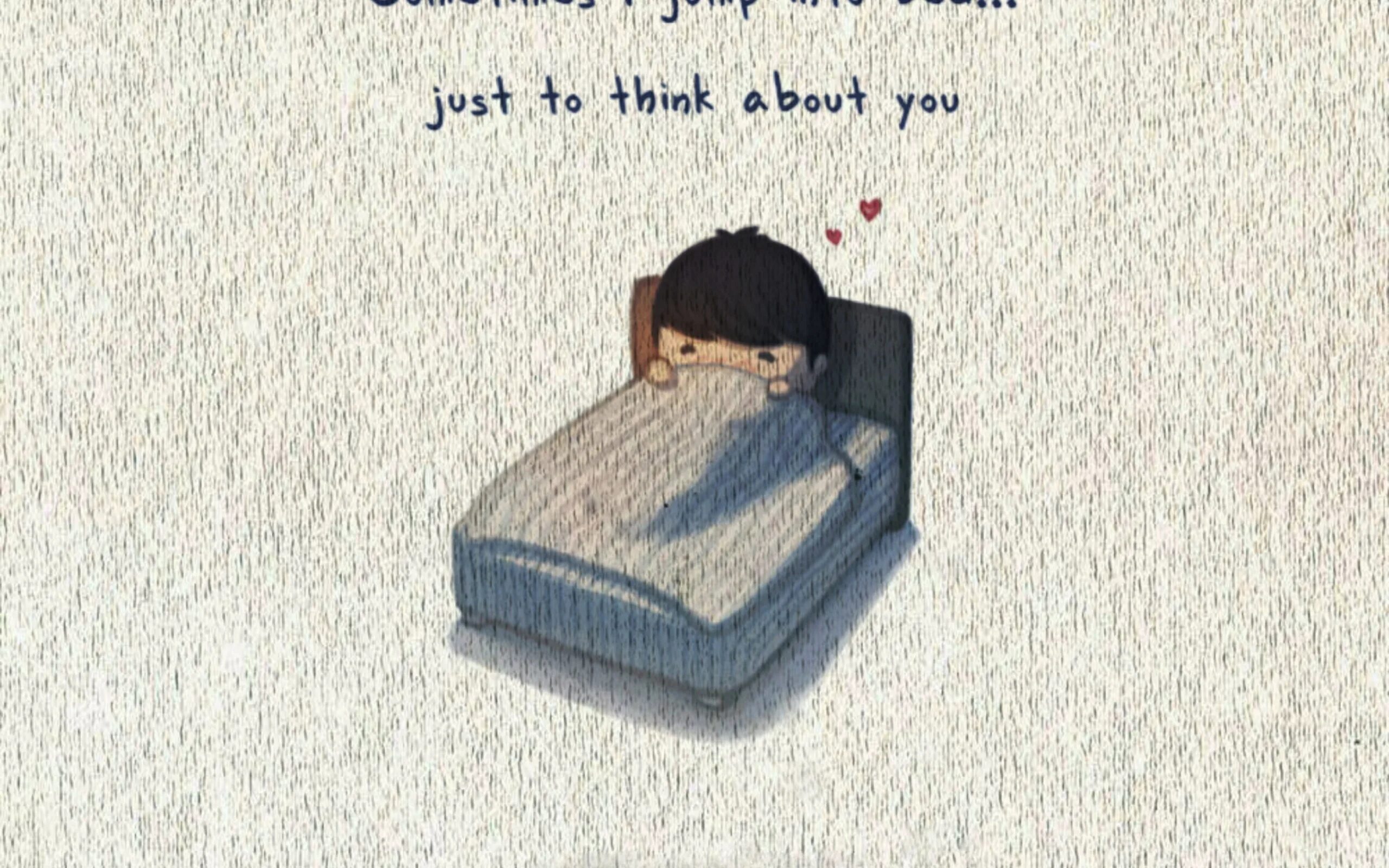 I was thinking about you. Thinking about you картинки. Картинки про любовь. Лов ИС кровать. Love is jumping.