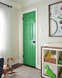 Green doors