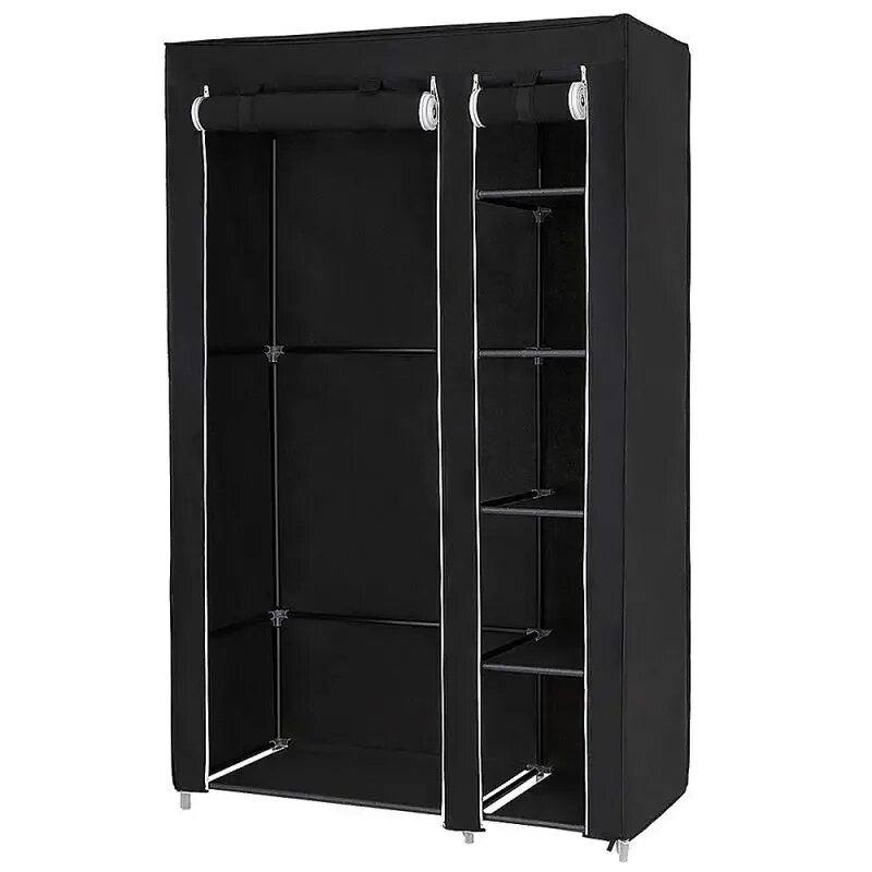 Складной шкаф для одежды. Шкаф из ткани черный. Черный шкаф для одежды. Yg88105 шкаф. Портативные шкафы