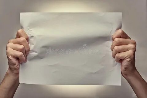Take pieces of paper