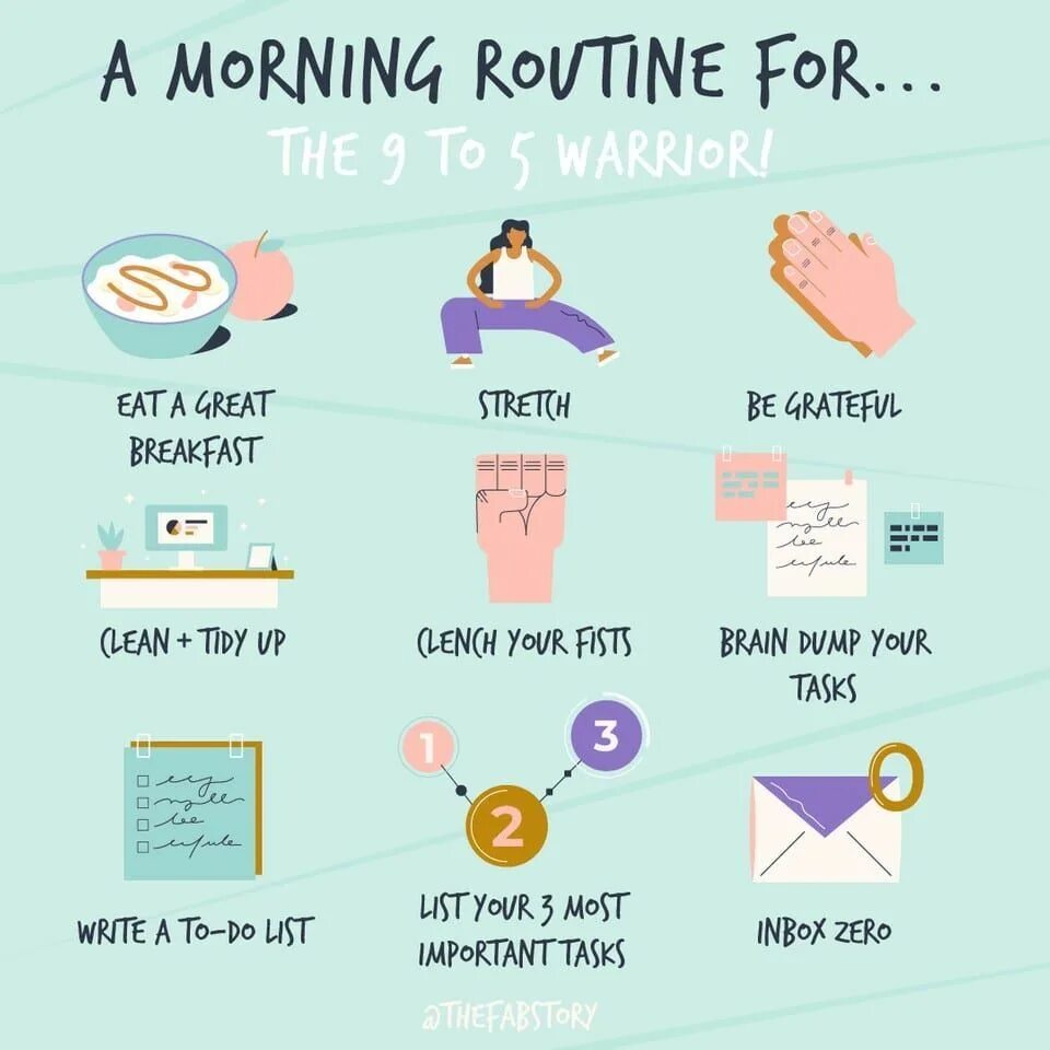 Regular routine. Morning routine. утренние рутины. продуктивная утренняя рутина. примеры утренней рутины.