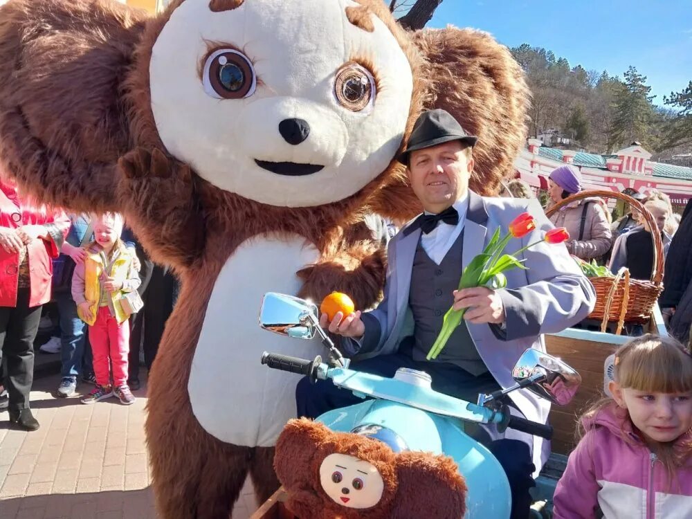 Как снимали чебурашку