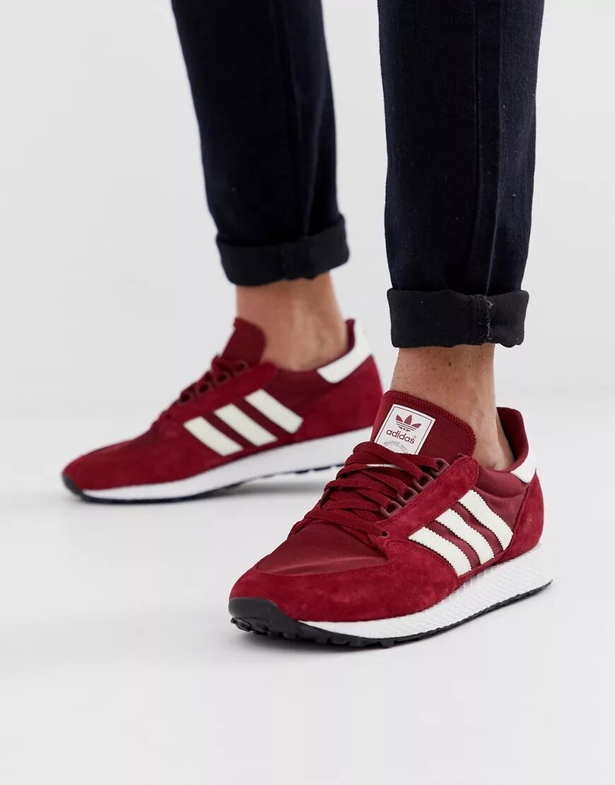 Кроссовки adidas Originals Forest Grove. Adidas Forest Grove бордовые. Adidas Gazelle бордовые. Adidas Forest Grove мужские красные. Бордовые кроссовки мужские