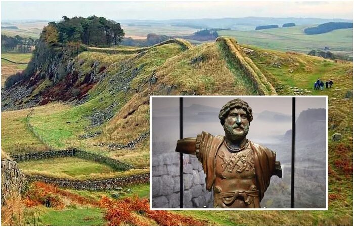 Housesteads roman fort. 122 году построена массивная стена. 122 году построена массивная стена. 122 году построена массивная стена. 122 году построена массивная стена.
