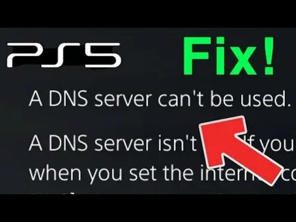 Произошла ошибка dns ps5