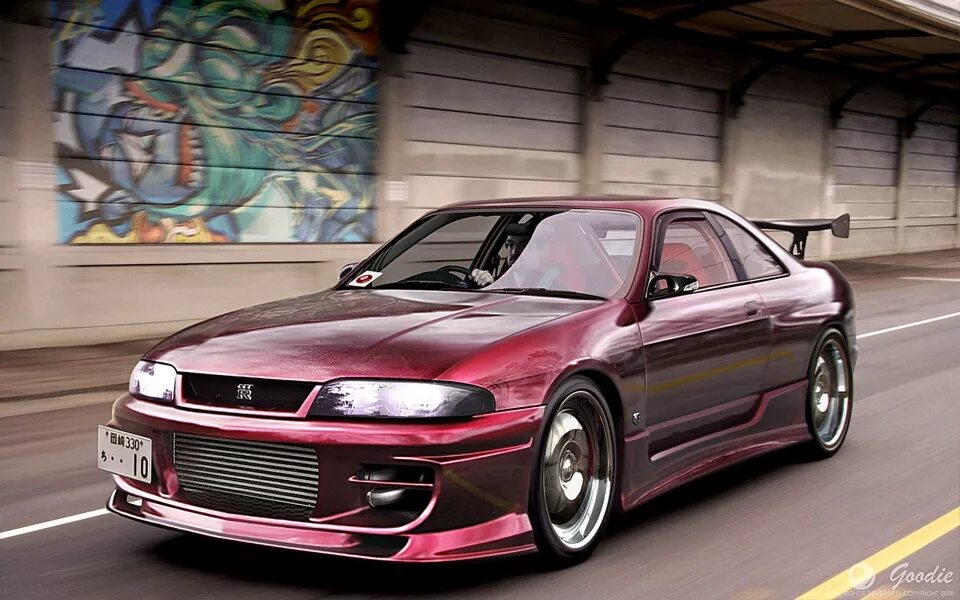 Поменял Наклейки на шинах. - Nissan Skyline (R33), 2,5 л, 1997 года стайлинг DRI