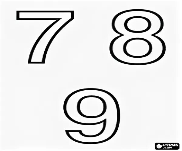 9.8 7. Цифры карандашом. Цифры 7 и 8. Цифры простым карандашом. Цифра 7 раскраска.