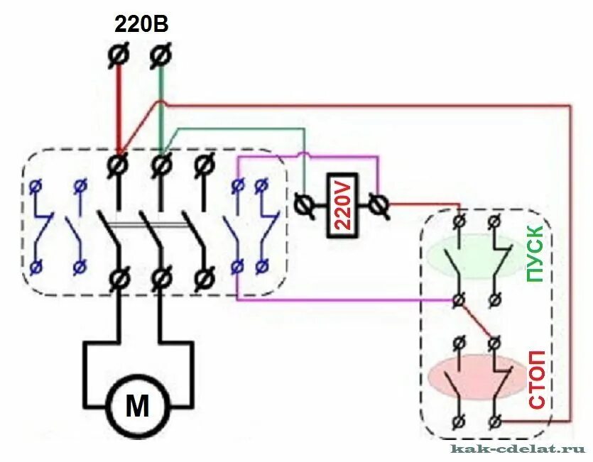 схема подключения 380 двигателя через пускатель. схема подключения 380 двигателя через пускатель. схема подключения пускателя через кнопку пуск 220. подключить магнитный пускатель 220в схема подключения. схема подключения магнитного пускателя на 220.
