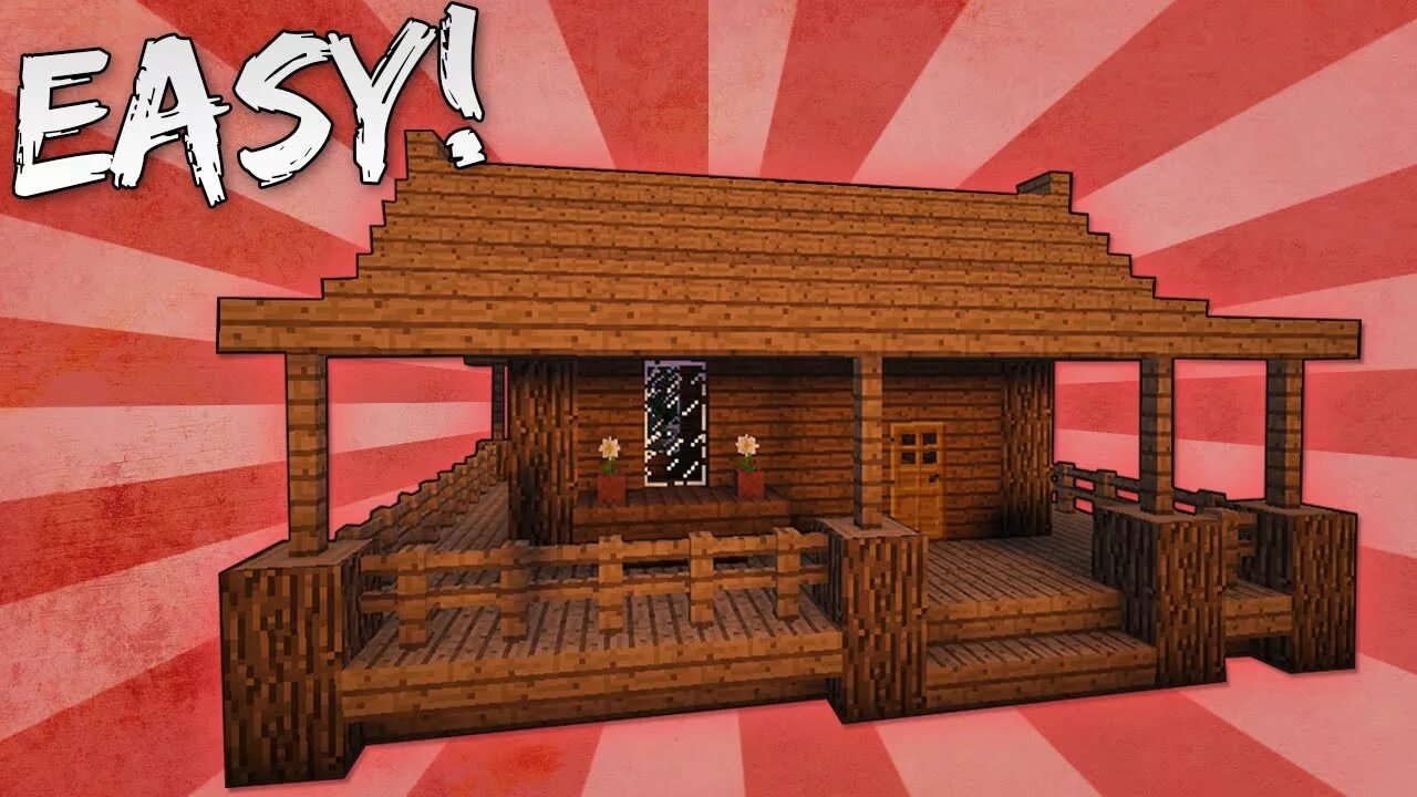 Easy House in Minecraft. Small Starter House Minecraft. Minecraft easy House Tutorial. Minecraft easy Survival House.