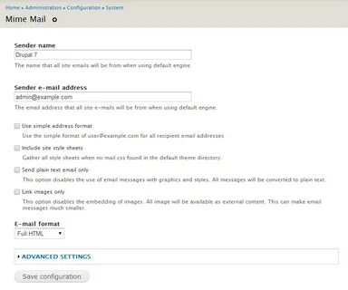 Email address format