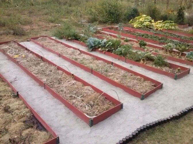 Чем застелить грядку