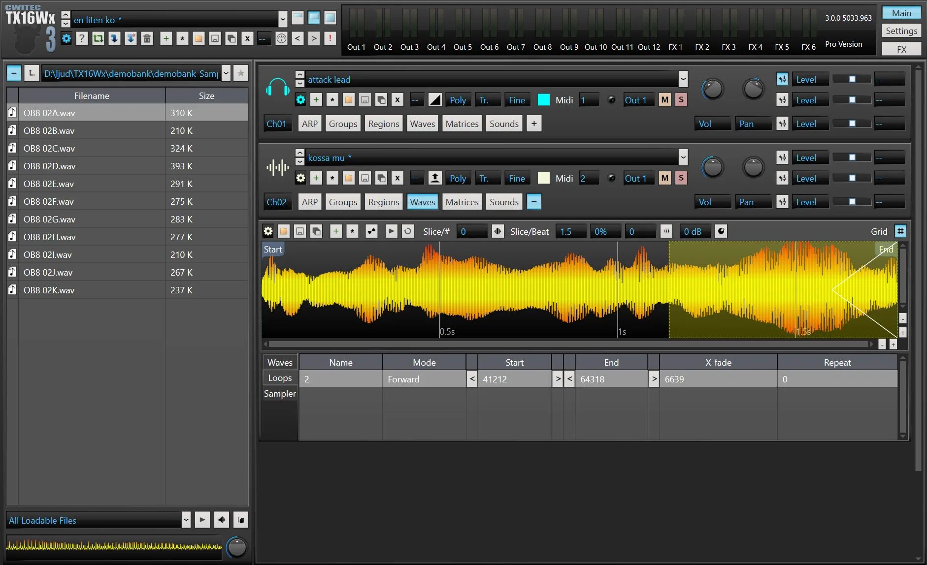 Музыка в качестве wav. Tx16wx software Sampler. Сэмплер Waves. Проигрыватель для работы с сэмплами VST. Плеер VST плагинов.