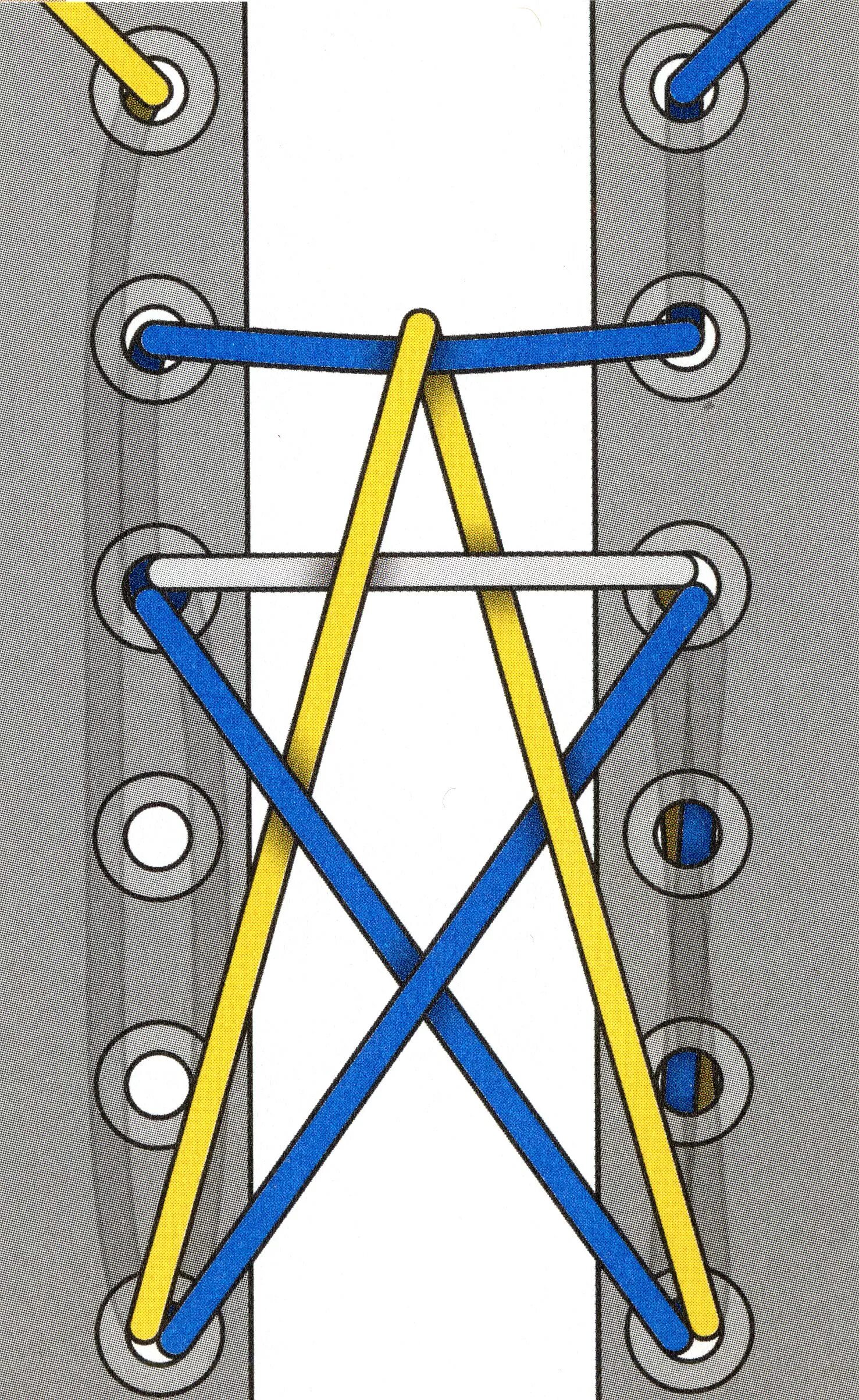 Короткая шнуровка. Схема завязывания шнурков звезда. Как завязать шнурки на 5 дырок. Красиво зашнуровать шнурки на 5 дырок. Способы завязывания шнурков на 5 дырок.