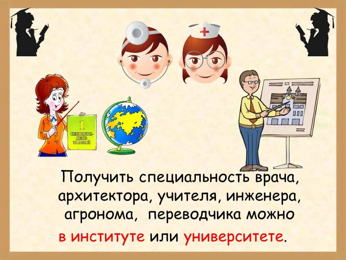 Получить специальность. Профессии культуры и образования. Профессии культуры и образования 2 класс. Получение профессии учитель.