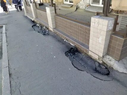 Выгрузка тротуара
