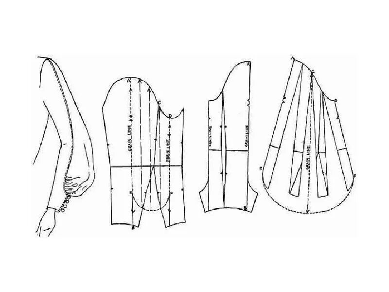 Объемные рукава выкройка. Рукав Жиго выкройка. Моделирование оката рукава. Моделирование втачного рукава. Конструктивное моделирование рукавов.