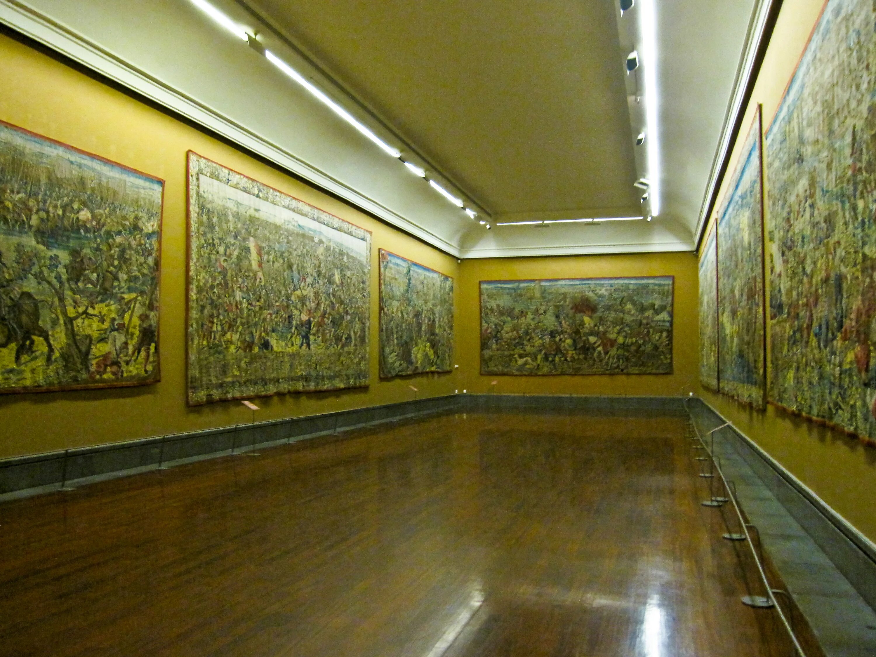 Di arte. Музей Каподимонте в Неаполе. Арраса в галерее. Capodimonte Museum.