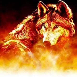 Fire wolf