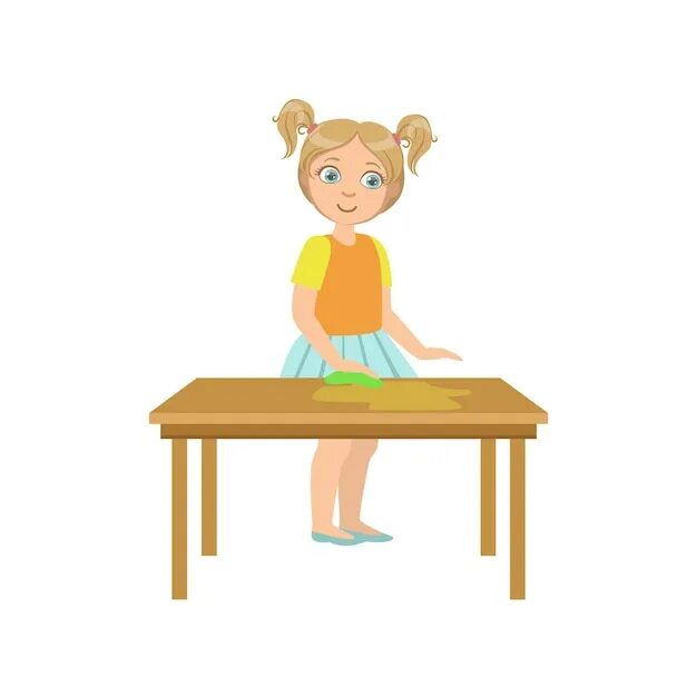 Put on the table