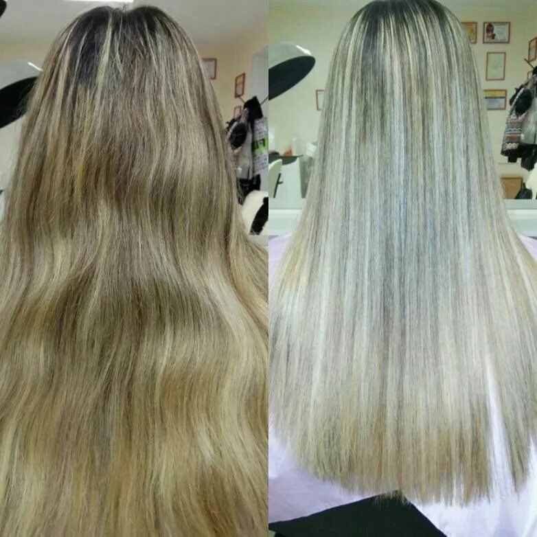 12 холодная ваниль. Тонирование волос после осветления. Тонирование переосветденных волос. Обесцвеченные волосы. Тонировка желтизны.