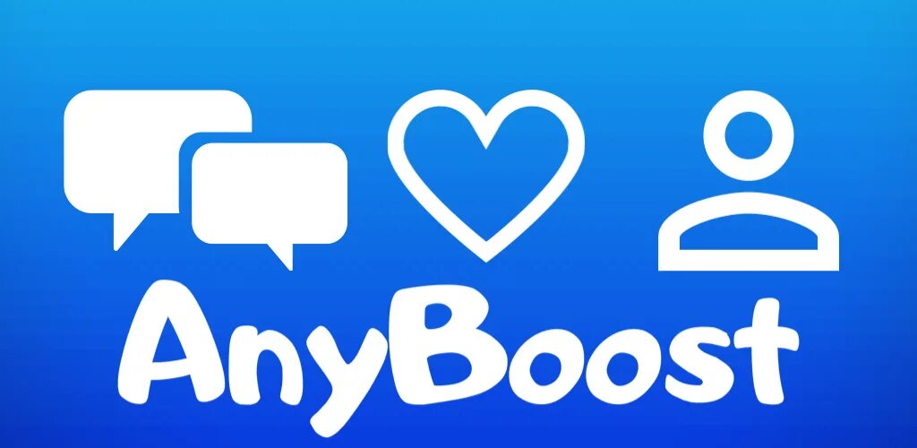 Лайки и подписчики андроид. ANYBOOST. Картинки ANYBOOST.