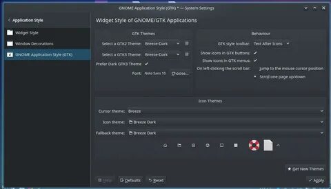 Gnome fallback темы