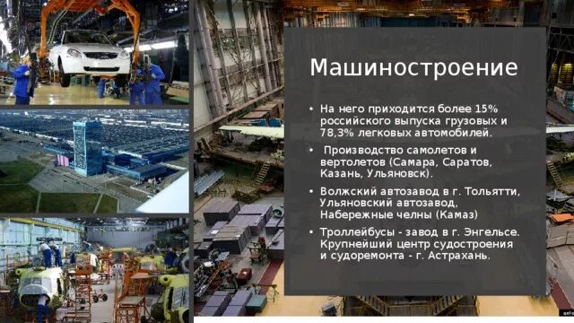 Машиностроение поволжья является наукоемким. Машиностроение поволжья. автомобильная промышленность поволжья. заводы машиностроения поволжья. крупнейшие предприятия машиностроения поволжья.