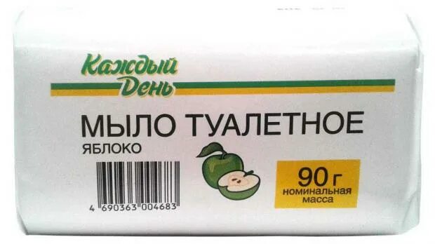 Каждый день производитель. Мыло туалетное «каждый день» яблоко, 90 г. Мыло каждый день. Мыло каждый день Ашан. Ашан мыло туалетное.