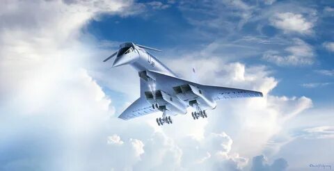 Полет сверхзвукового самолета