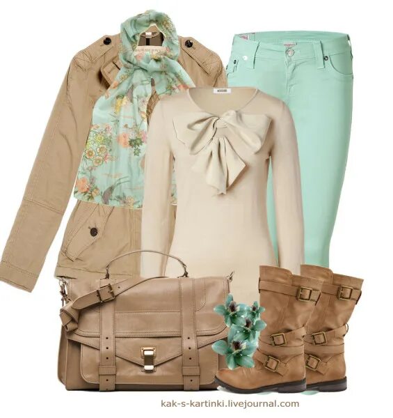 Бежевый цвет в одежде, сочетание с другими цветами, 21 фото Casual work outfit s