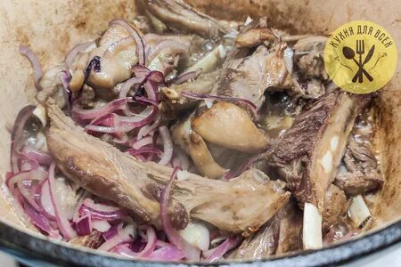 Ребра с картошкой в афганском казане