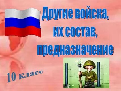 Войска состав и предназначения
