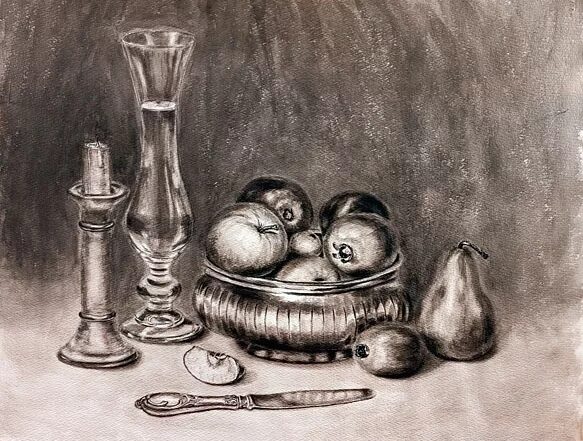 натюрморт с художественными принадлежностями. декоративный натюрморт в графике. денис чернов художник графика натюрморт. натюрморт художника графика. натюрморт художника графика.