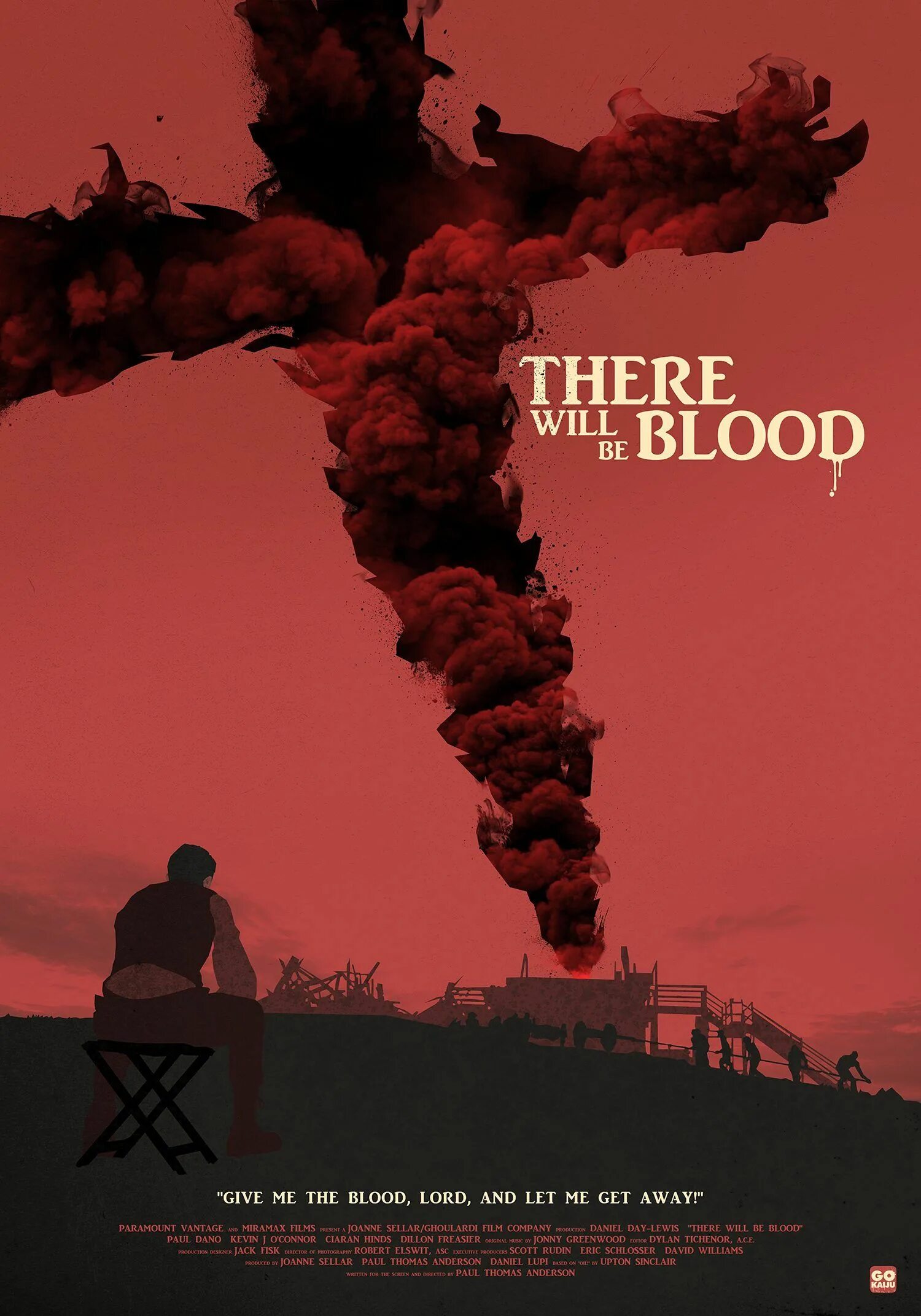 Произведение будет кровь. There will be Blood 2007 poster.