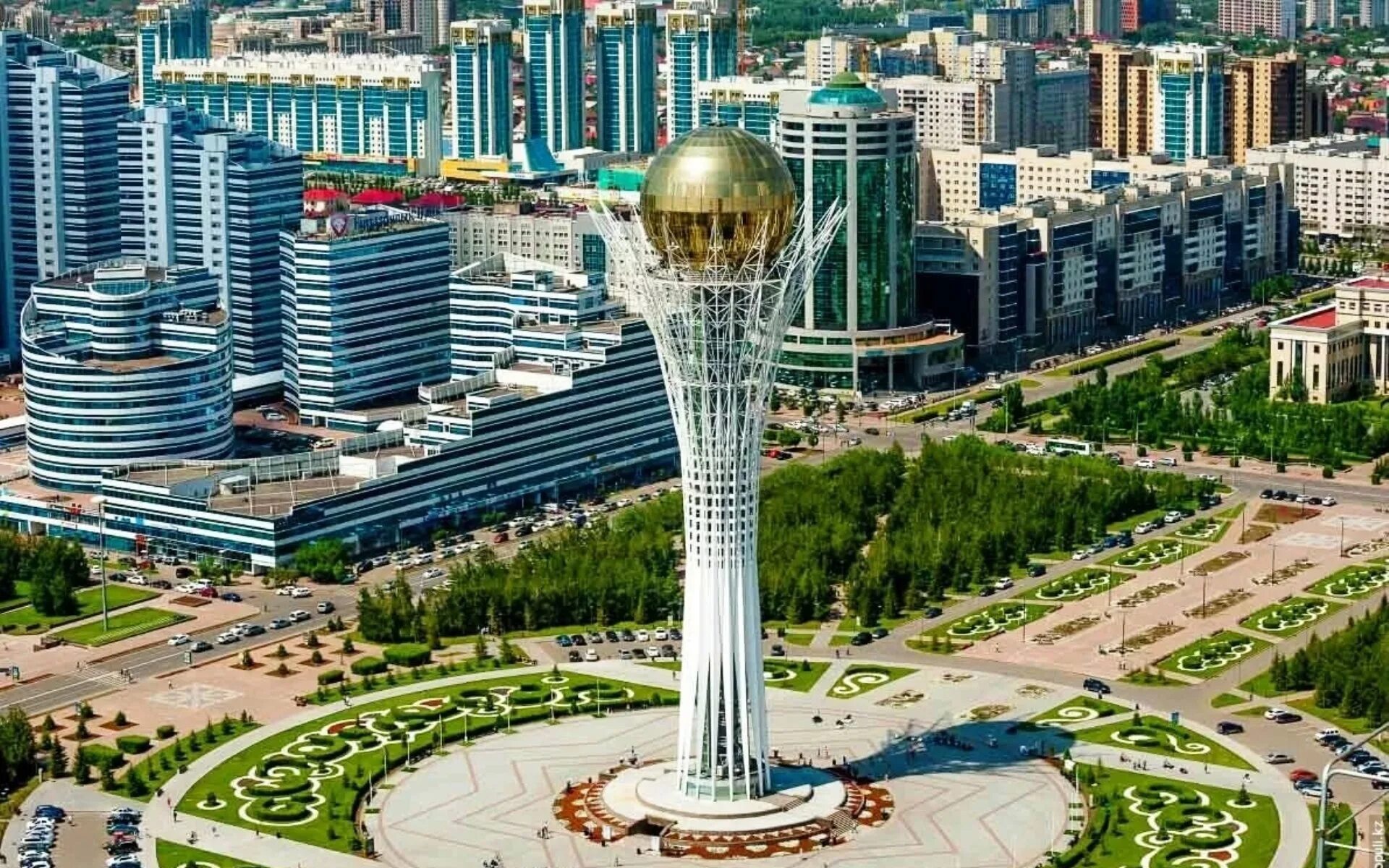 Астана это столица. Бульвар Нуржол Астана. Монумент Астана-Байтерек. Казахстан башня Байтерек. Байтерек Астана.