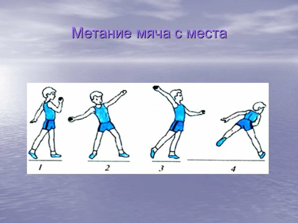 Метания м мяча